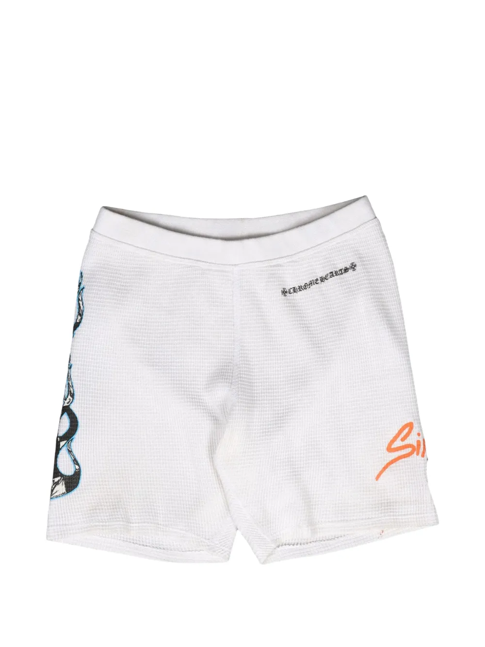 Chrome Hearts Matty Boy Sinister thermal shorts - Blanc