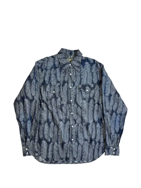 KAPITAL Magpie long-sleeve denim shirt
