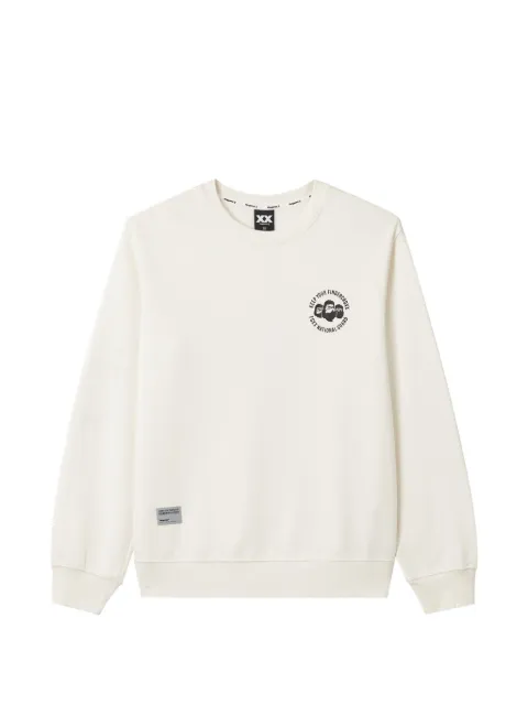 FINGERCROXX logo-print cotton sweatshirt