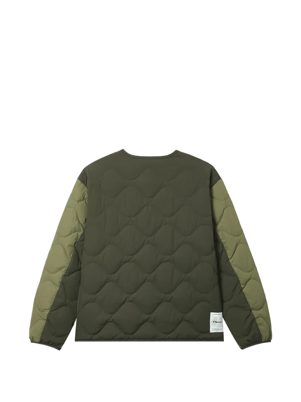 CHOCOOLATE quilted military jacket Groen