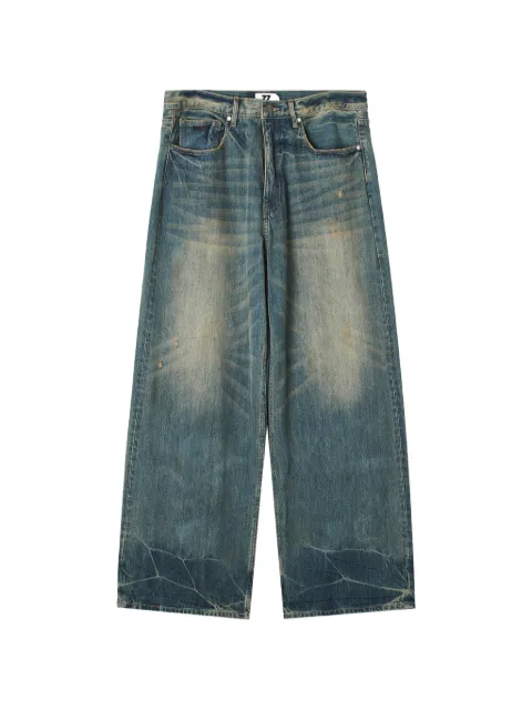 izzue faded whiskered jeans