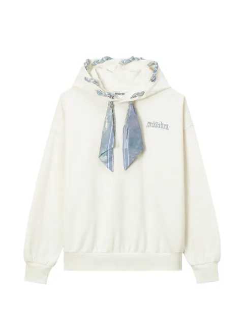 Musium Div. scarf-detail hoodie