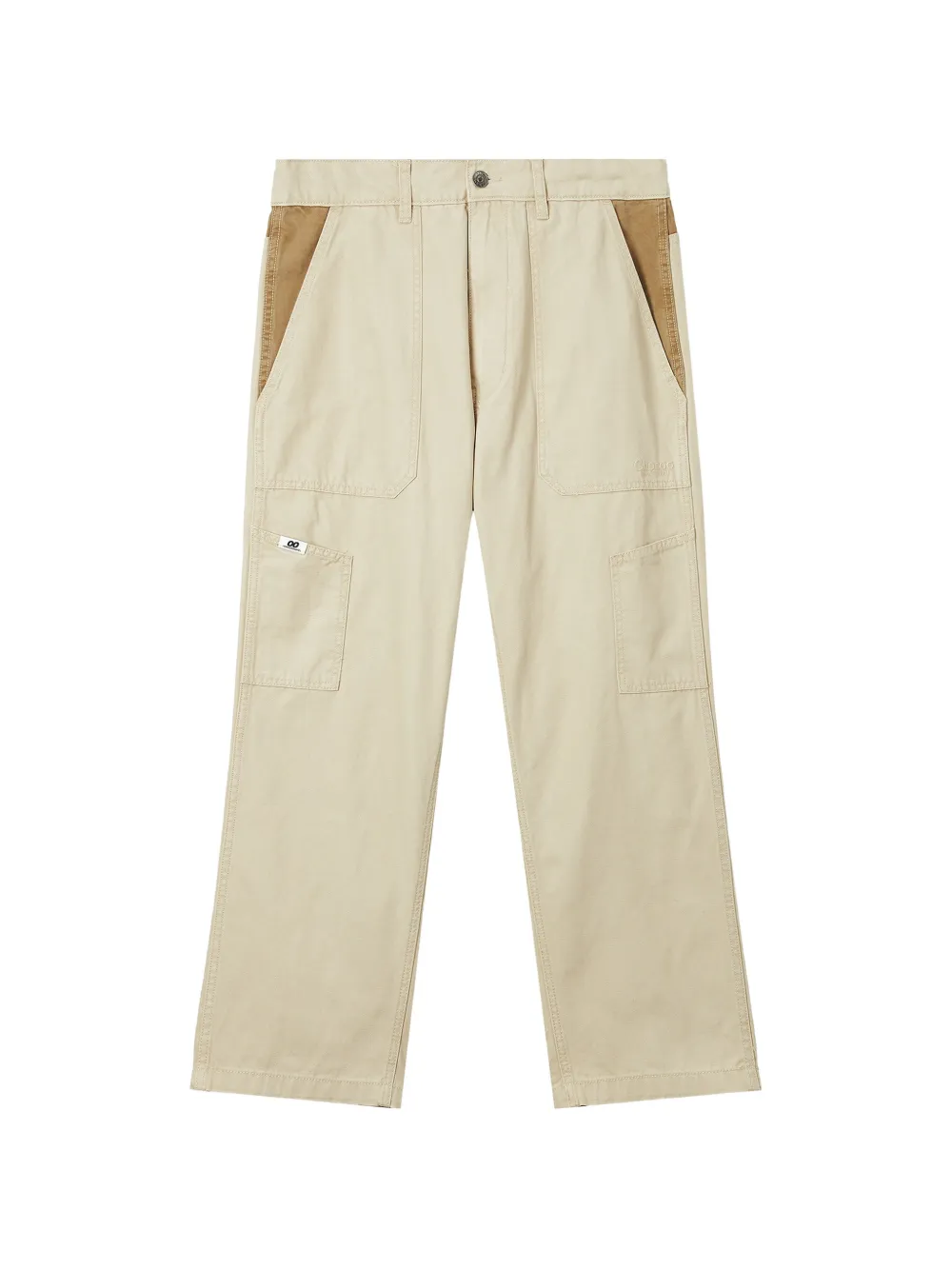 CHOCOOLATE cargo-pocket straight-leg trousers - Nude