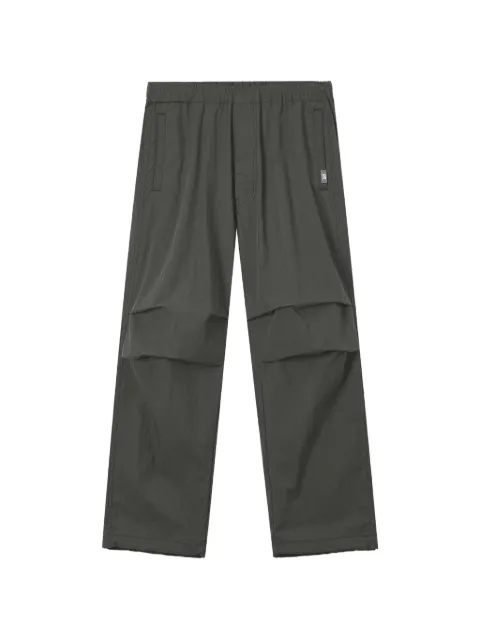 CHOCOOLATE elasticated-waistband straight-leg trousers