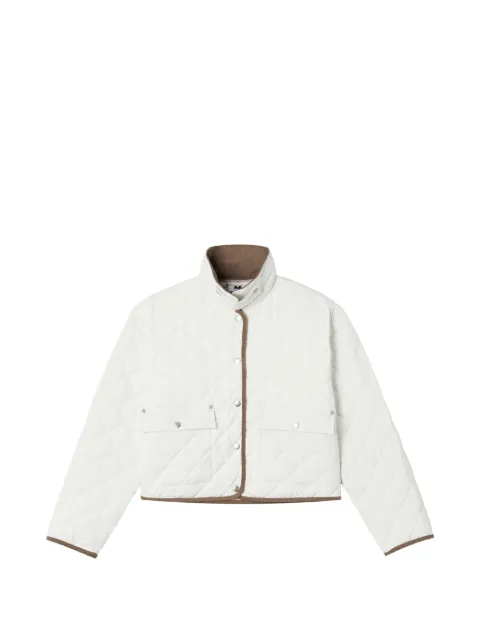 izzue quilted high-neck jacket