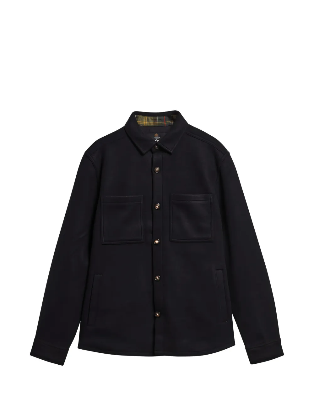 Barbour Marltown tailored wool-blend overshirt - Blu