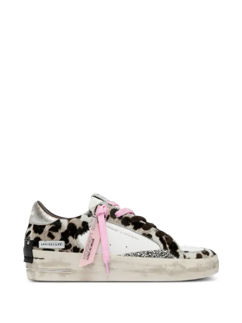 Crime London Hyena leopard-print sneakers