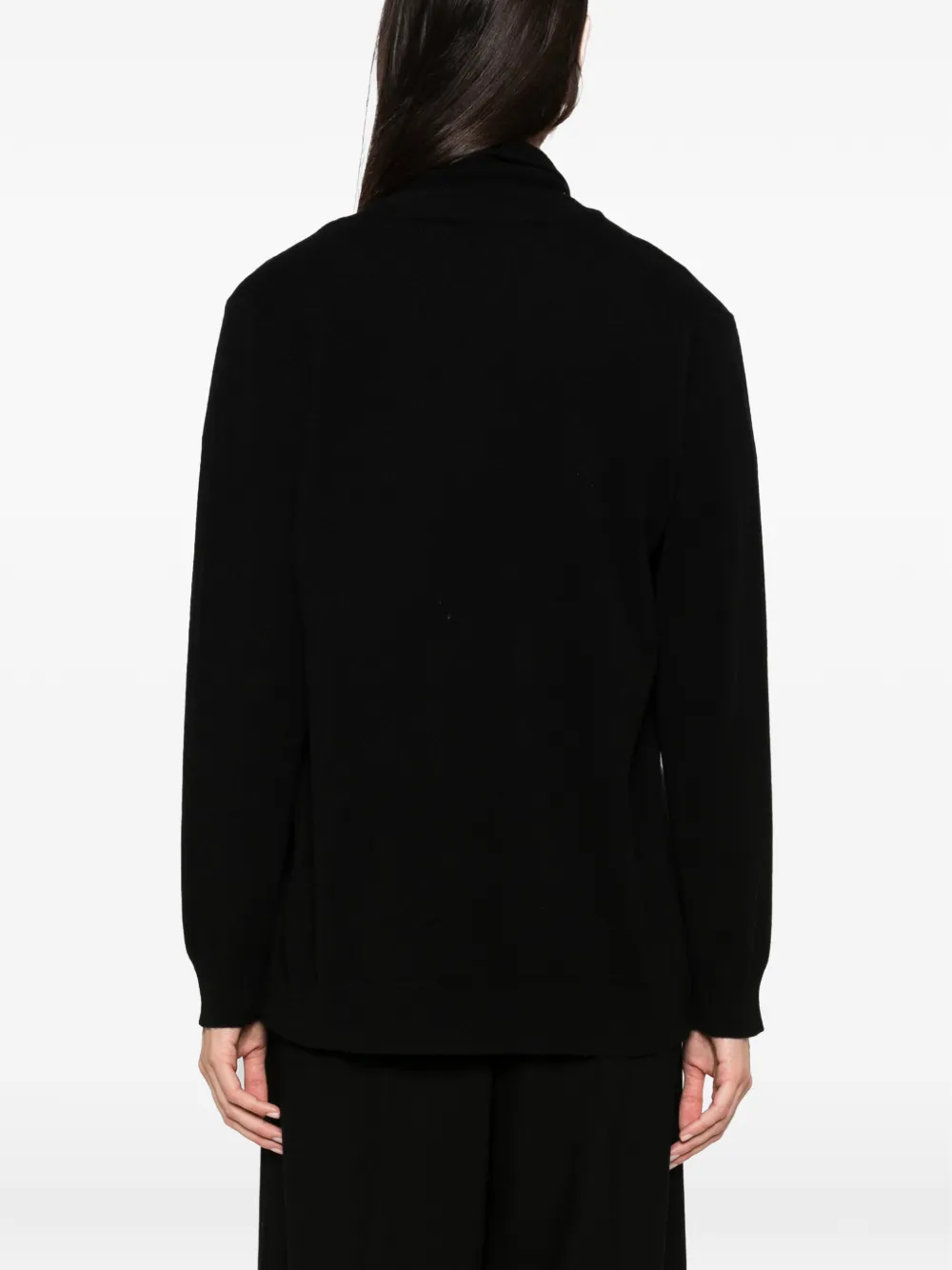 Fabiana Filippi embellished shawl-collar cardigan Zwart
