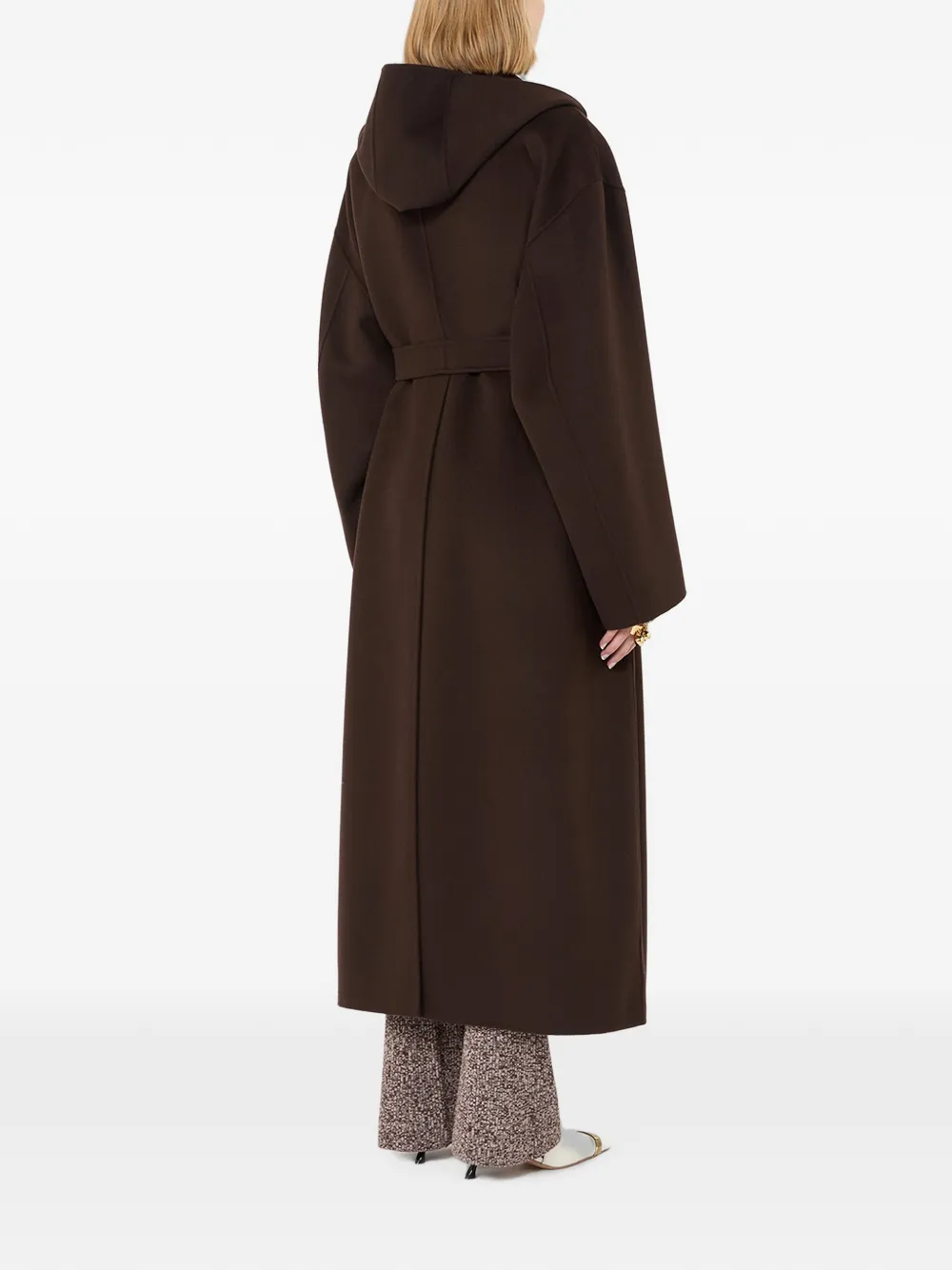 Sportmax Mantel met ceintuur Bruin