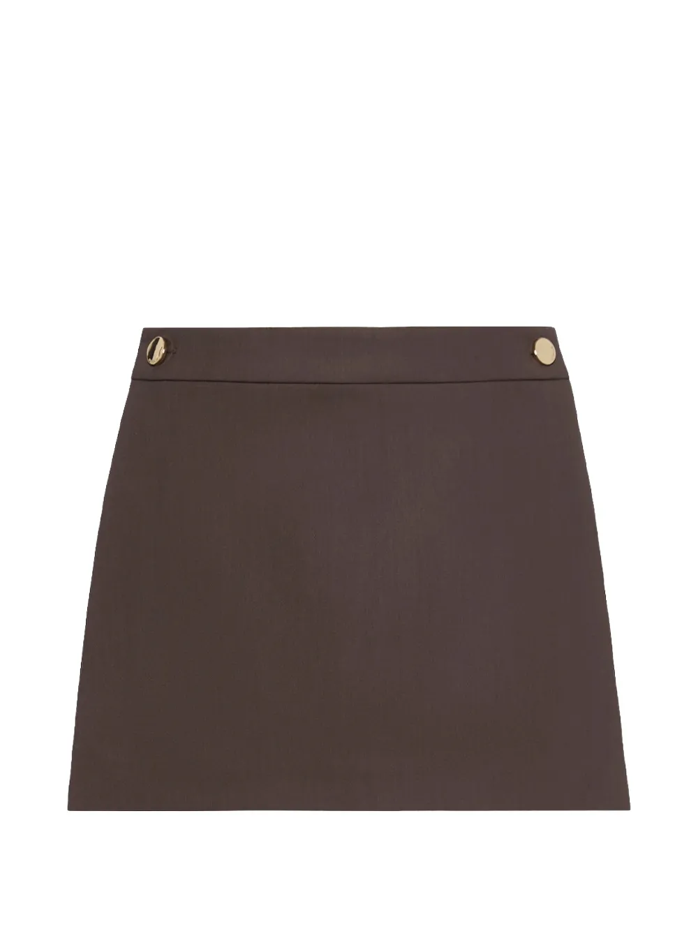 Sportmax Shorts mit Knöpfen - Braun