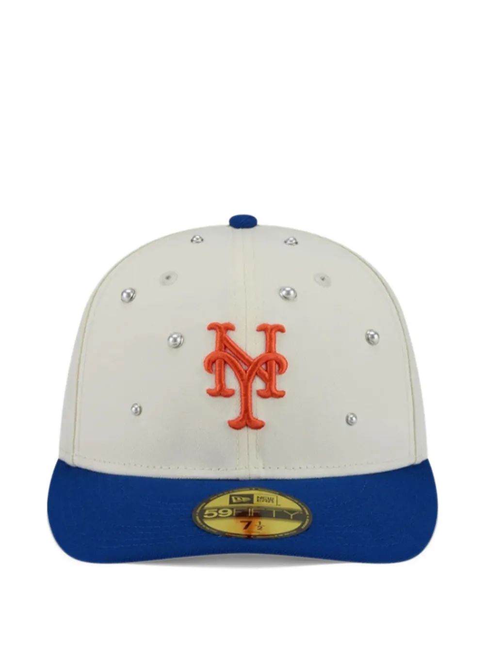 NEW ERA CAP x NY Mets 59FIFTY faux-pearl embellished baseball cap Wit