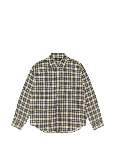 Stüssy Matthew check-print long-sleeve shirt