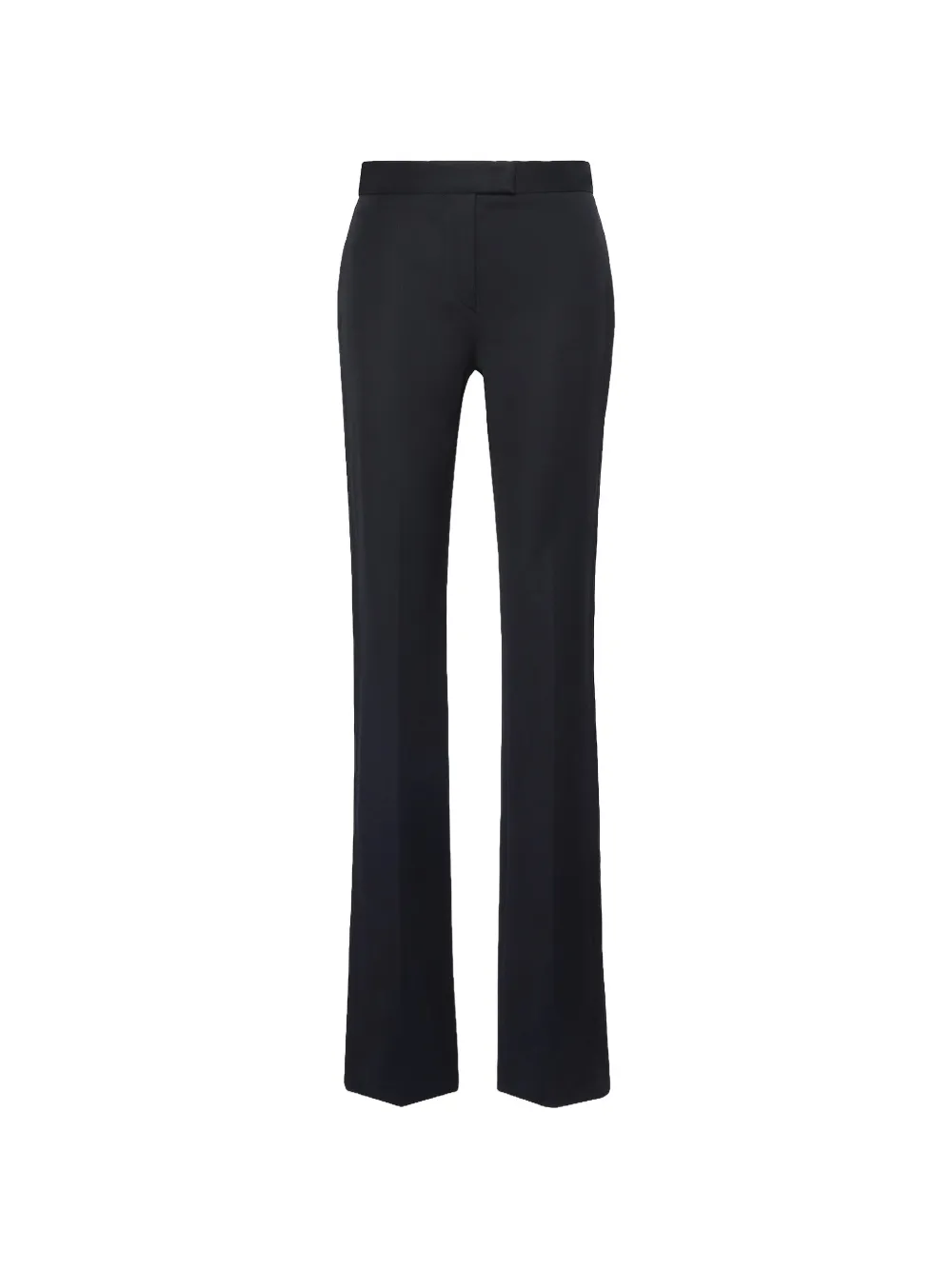 Sportmax Pantalon met split in de manchetten Zwart