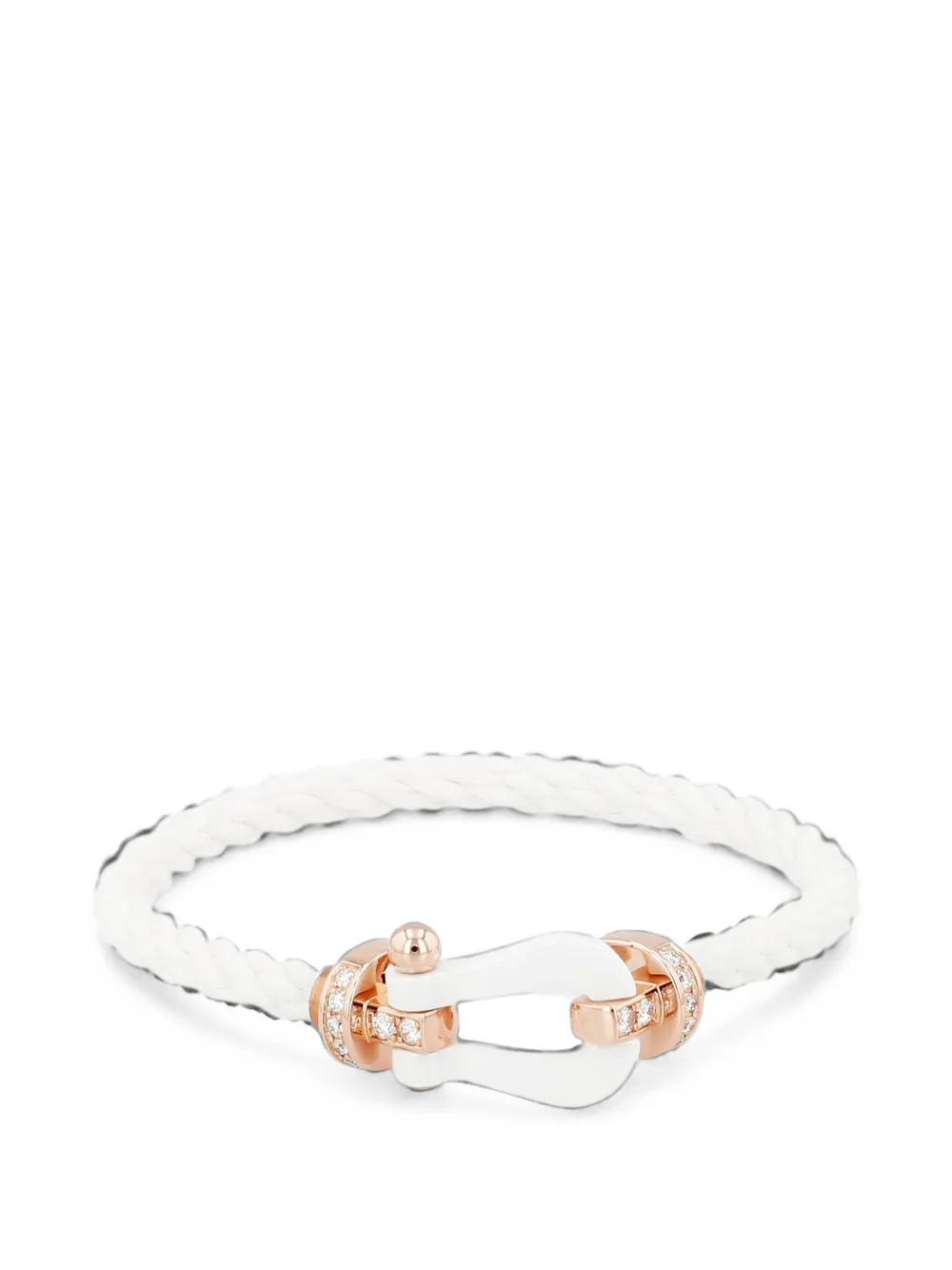Pre-owned Fred 2010s Force 10 Diamond Bracelet In Pink