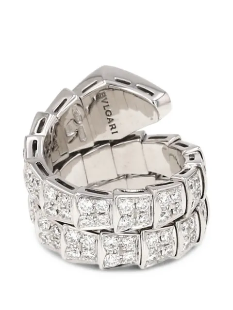 Bvlgari Pre-Owned 2016 Serpenti Viper diamond ring