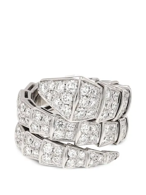 Bvlgari Pre-Owned 2016 Serpenti Viper diamond ring