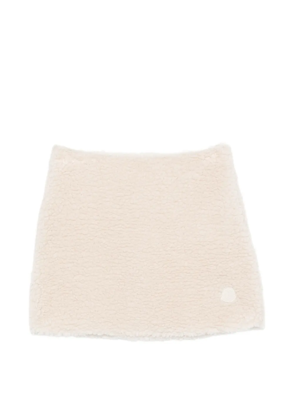 Moncler teddy mini skirt Beige