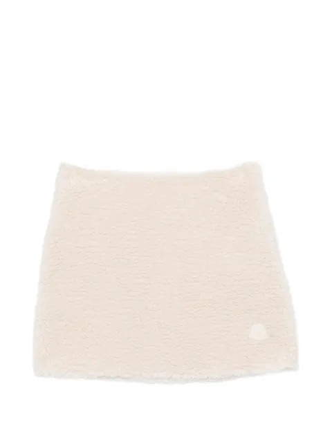 Moncler teddy mini skirt