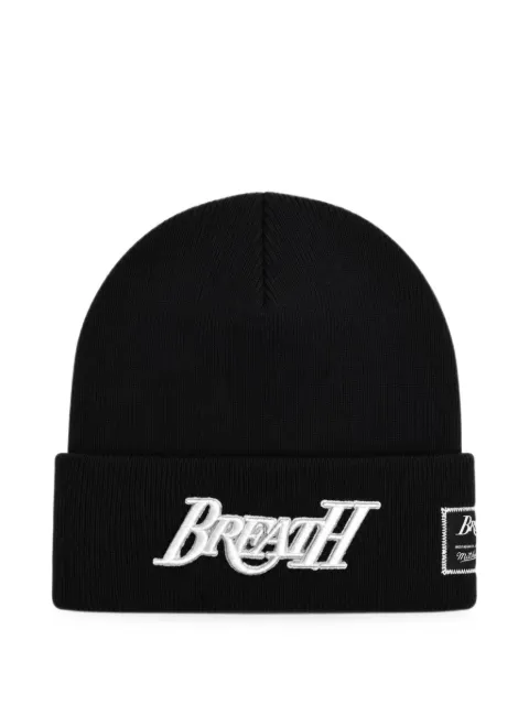 Mitchell & Ness x Breath logo-embroidered turn-up beanie hat