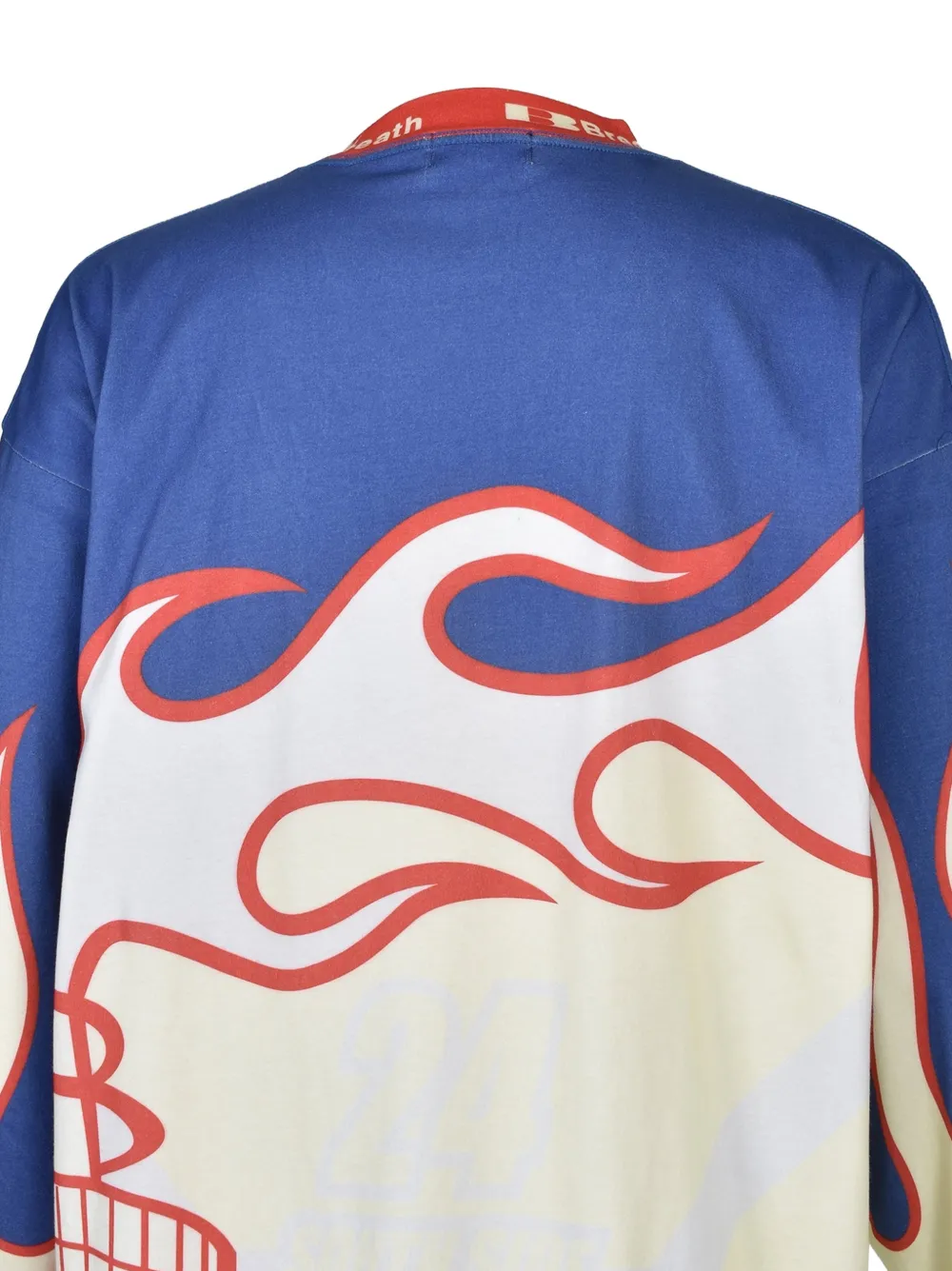 BREATH Racing T-shirt met lange mouwen en grafische print Blauw