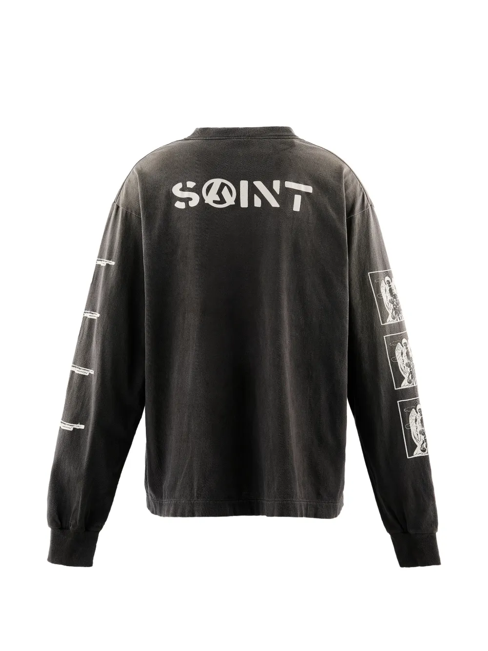SAINT MXXXXXX T-shirt met print Zwart