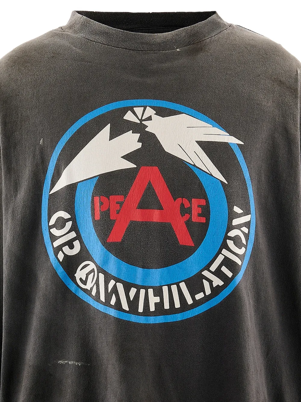 SAINT MXXXXXX T-shirt met print Zwart