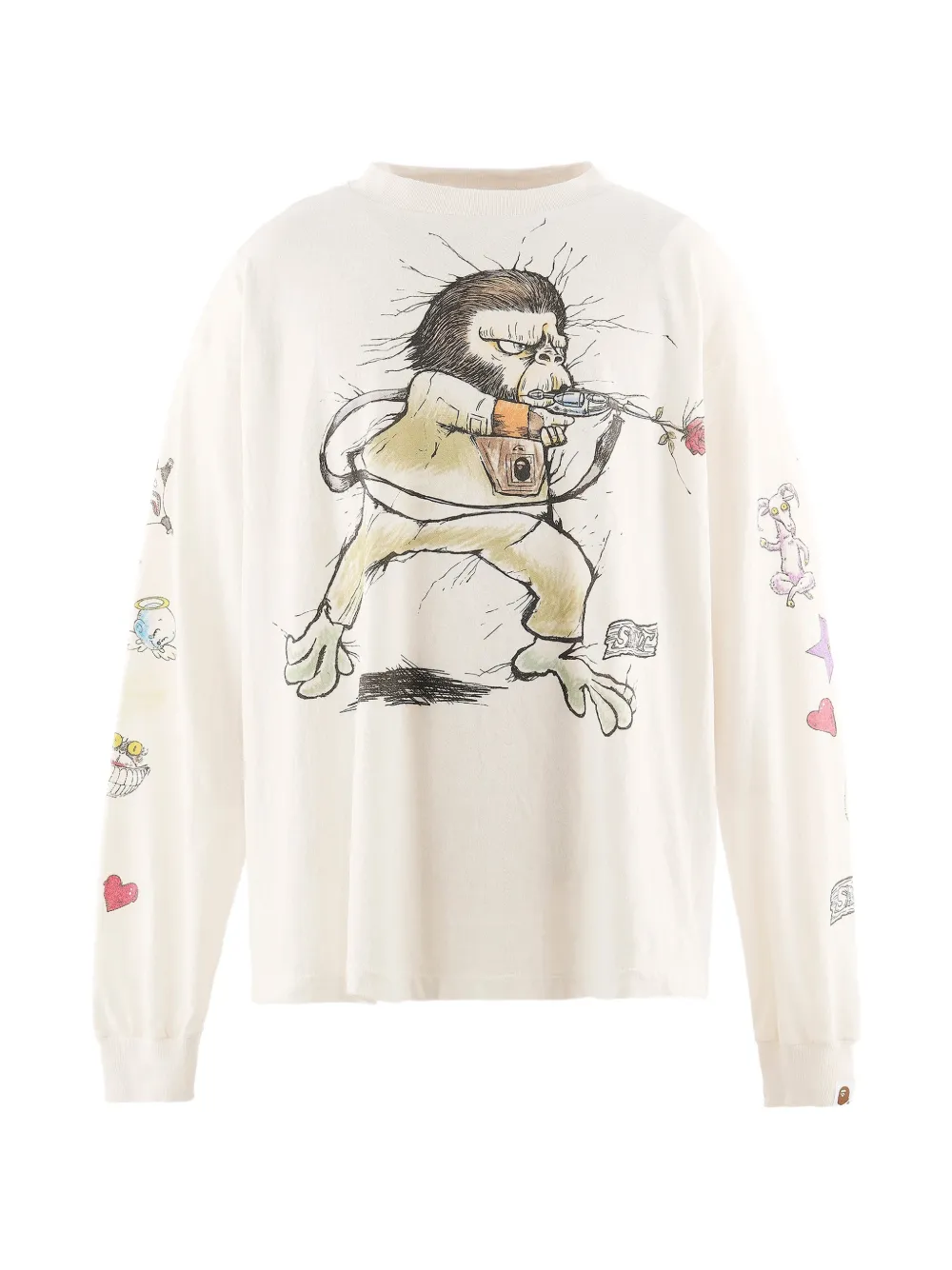 SAINT MXXXXXX x Bape graphic-print T-shirt
