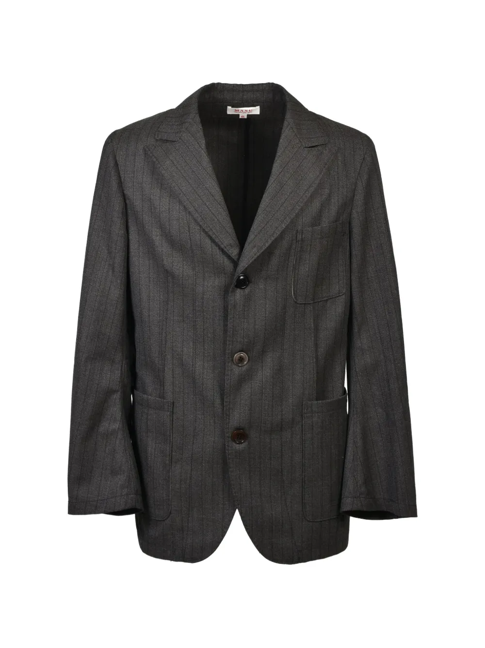 MASU Farmer's pinstripe-pattern blazer - Grigio