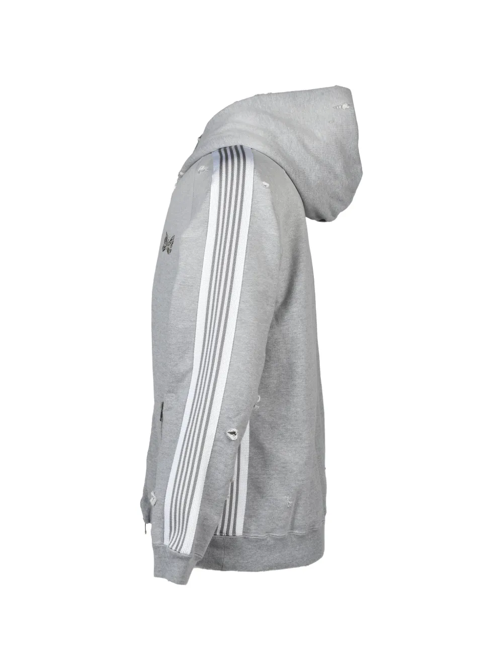 Needles zipped track hoodie Grijs