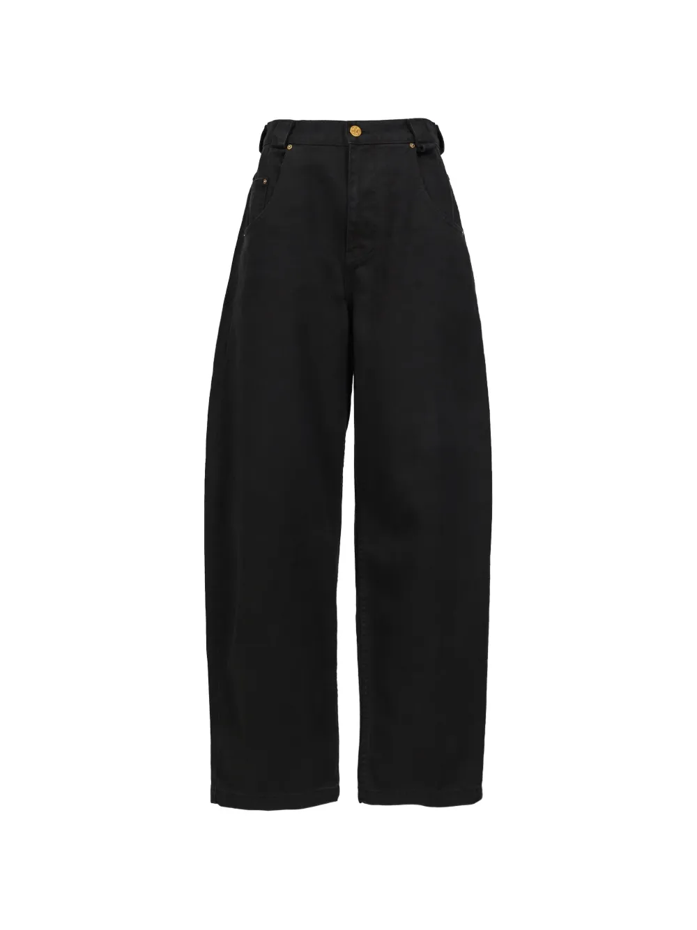 Willy Chavarria Bad Girl Barrel-leg Jeans In Animal Print