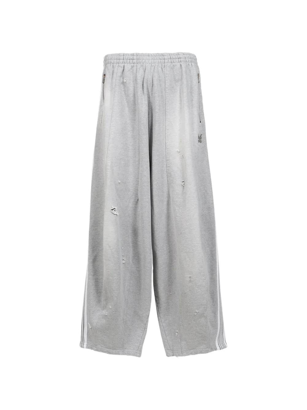 Needles H.D. distressed track pants - Gris Needles H.D. distressed track pants - Gris