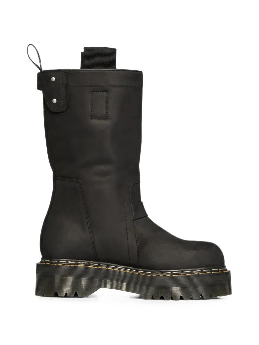 Rick Owens x Dr. Martens Quad buckle-strap biker boots - Noir Rick Owens x Dr. Martens Quad buckle-strap biker boots - Noir