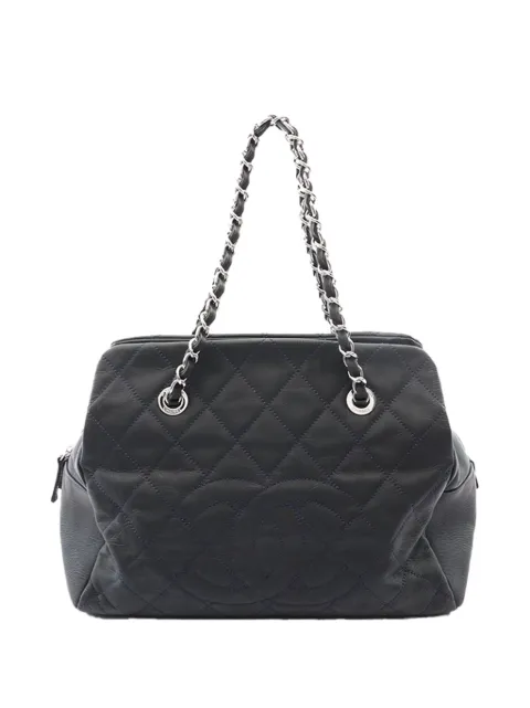CHANEL Pre-Owned 2010-2011 Crinkled Calfskin Grand Timeless Shopping tote bag