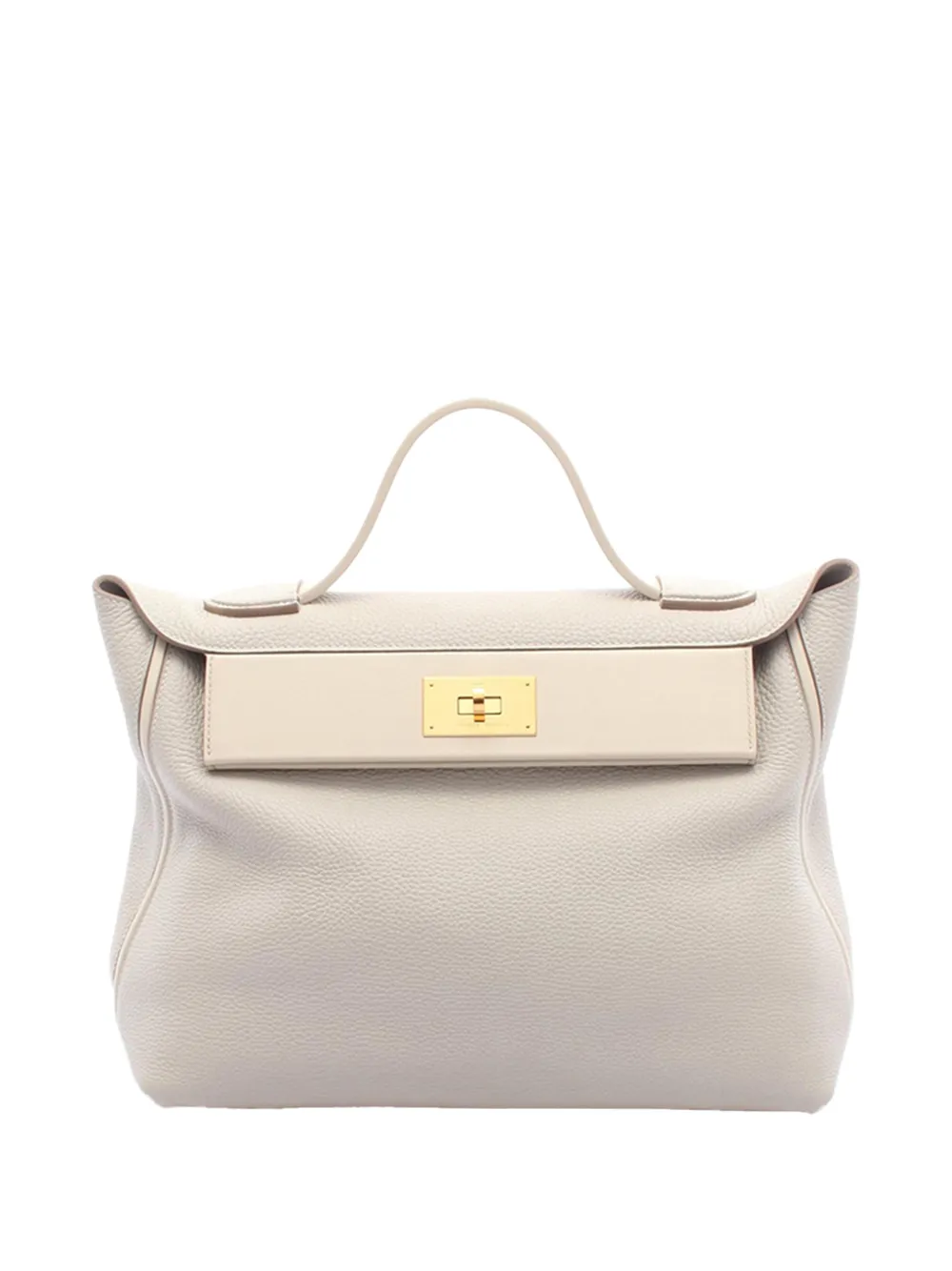 Hermès Pre-Owned 2019 Togo and Swift 24/24 35 handbag - Grau