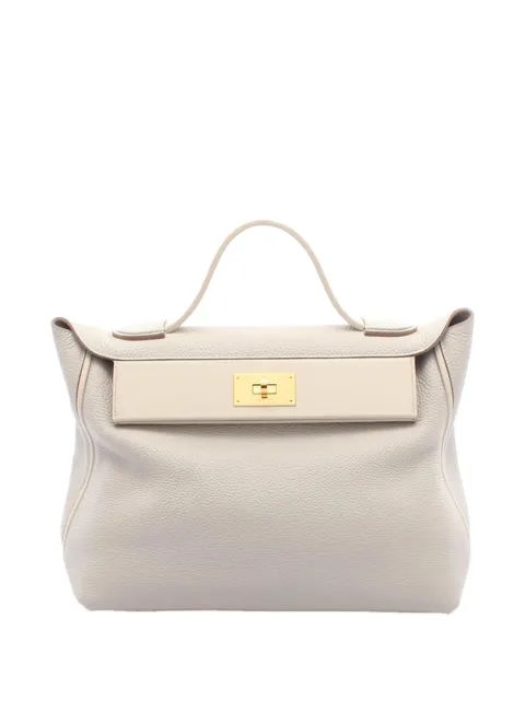 Hermès Pre-Owned 2019 Togo and Swift 24/24 35 handbag