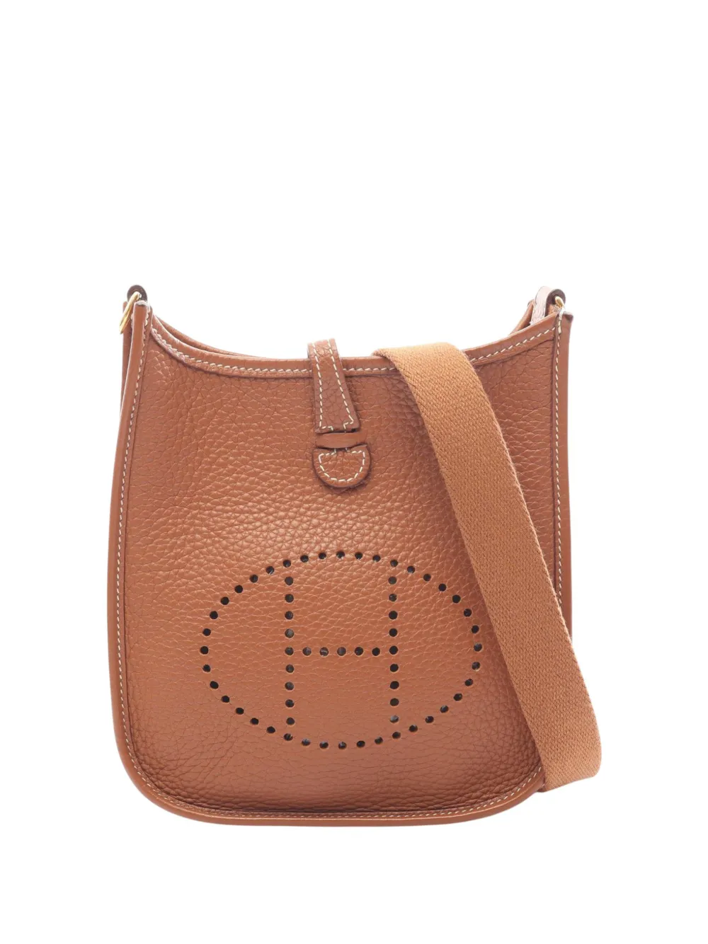 Hermès Pre-Owned 2020 Clemence Evelyne I 16 Amazone crossbody bag - Braun