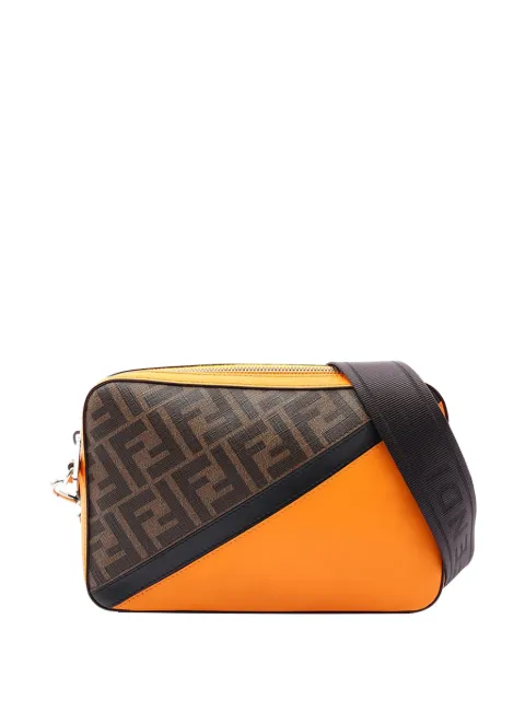 Fendi Pre-Owned 2010-2026 Zucca Coated Canvas Diagonal Camera Bag crossbody bag