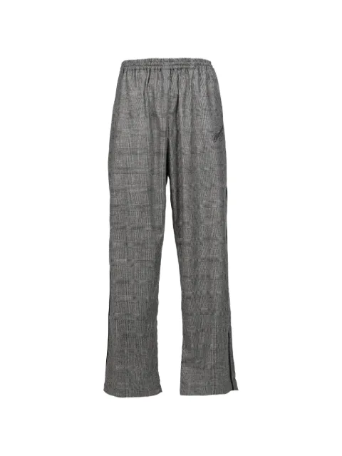 Willy Chavarria Ruff Rider check track pants