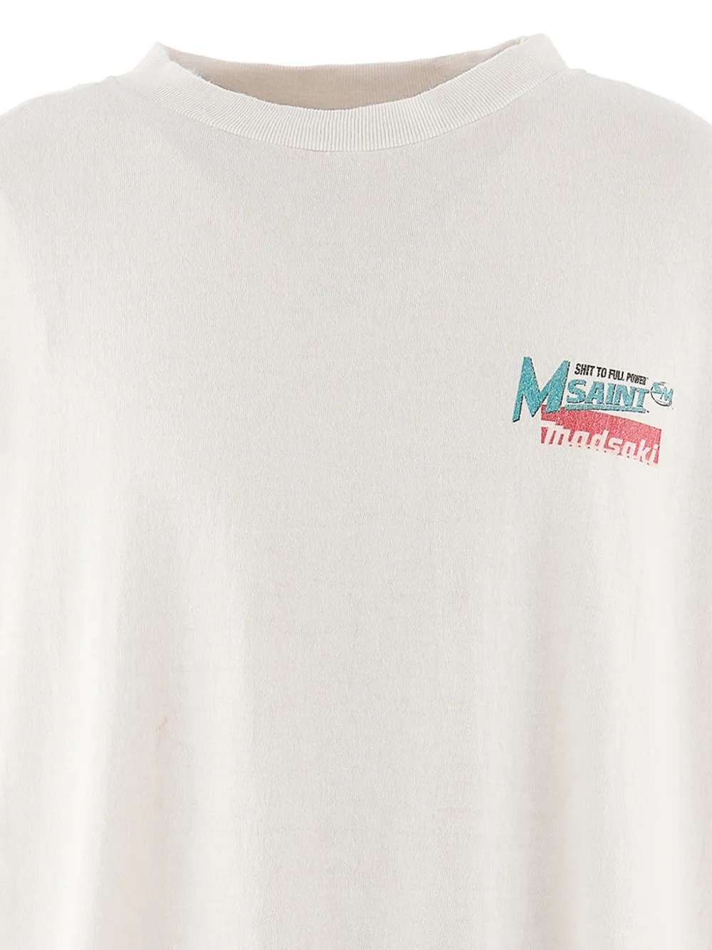 SAINT MXXXXXX x Madsaki T-shirt met grafische print Wit