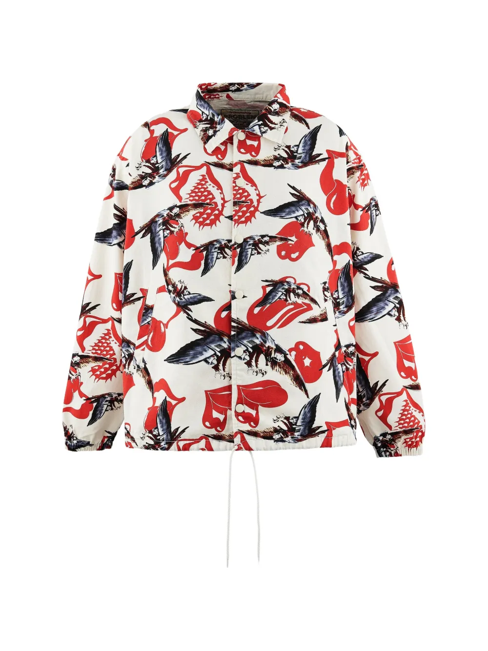 SAINT MXXXXXX x The Rolling Stones Jacke mit Adler-Print - Weiß