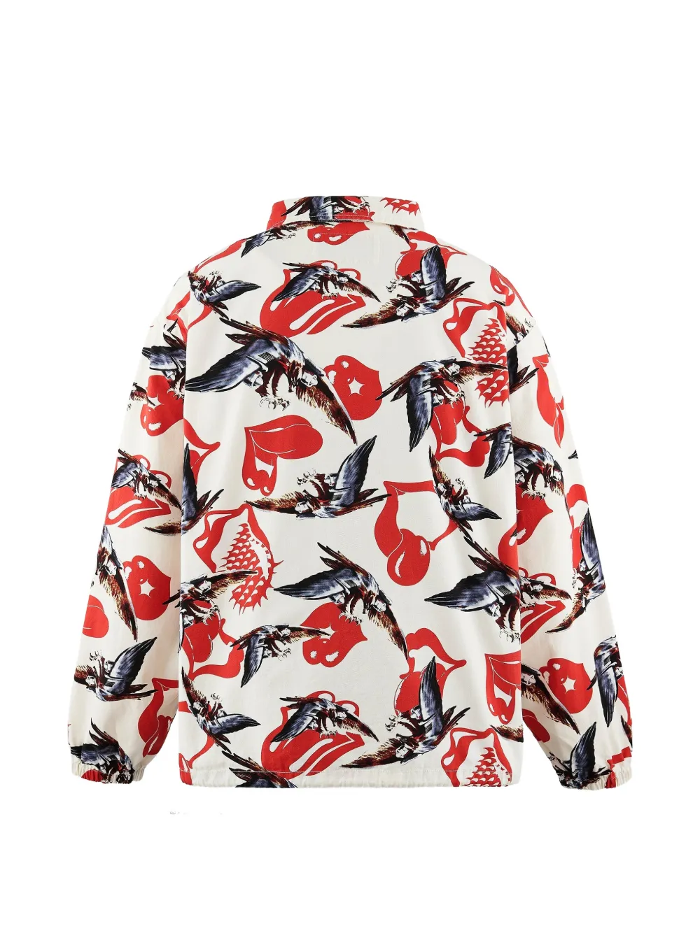 SAINT MXXXXXX x The Rolling Stones eagle-print jacket Wit