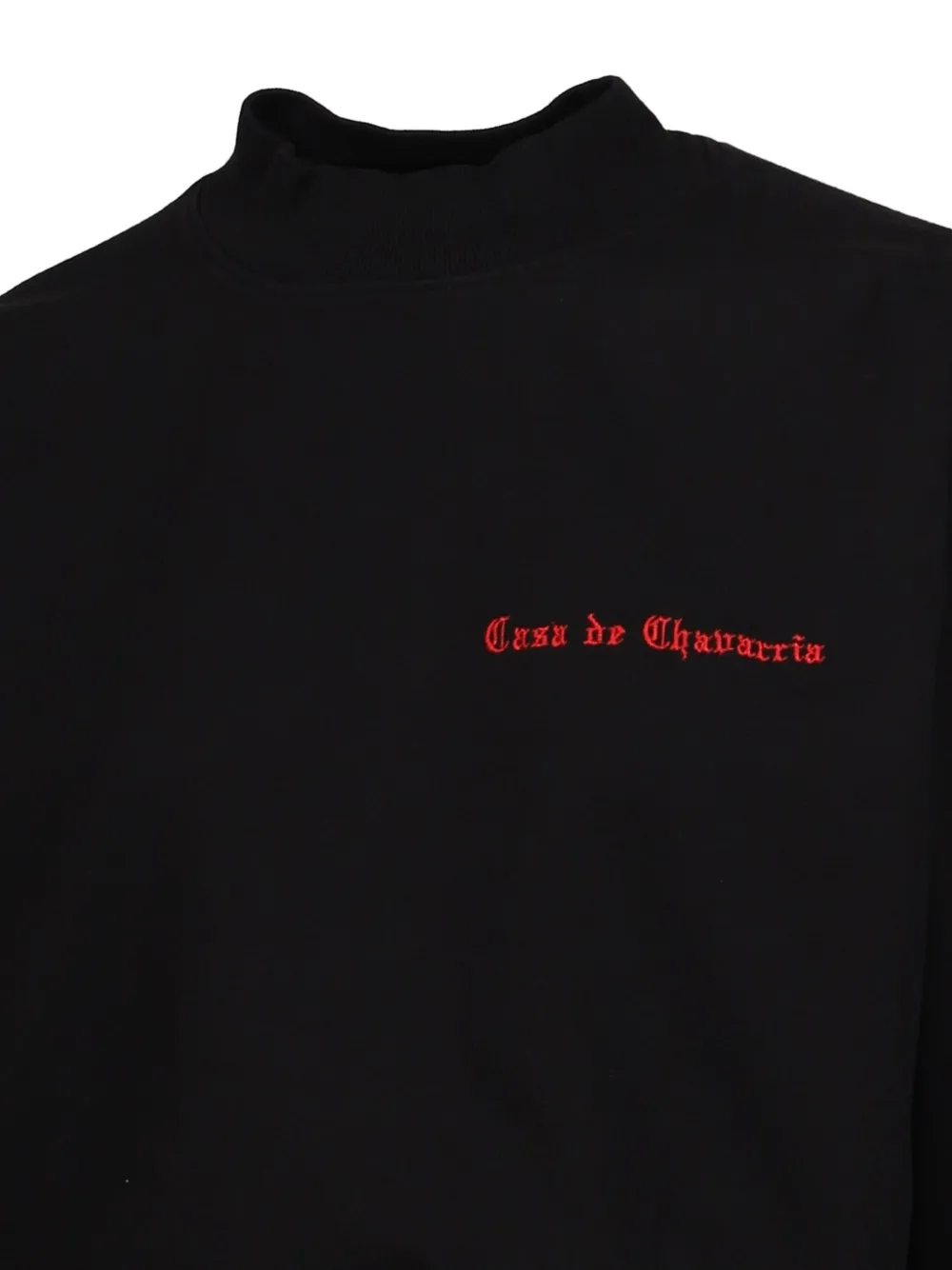 Willy Chavarria Casa de Chavarria long-sleeve bodysuit Zwart