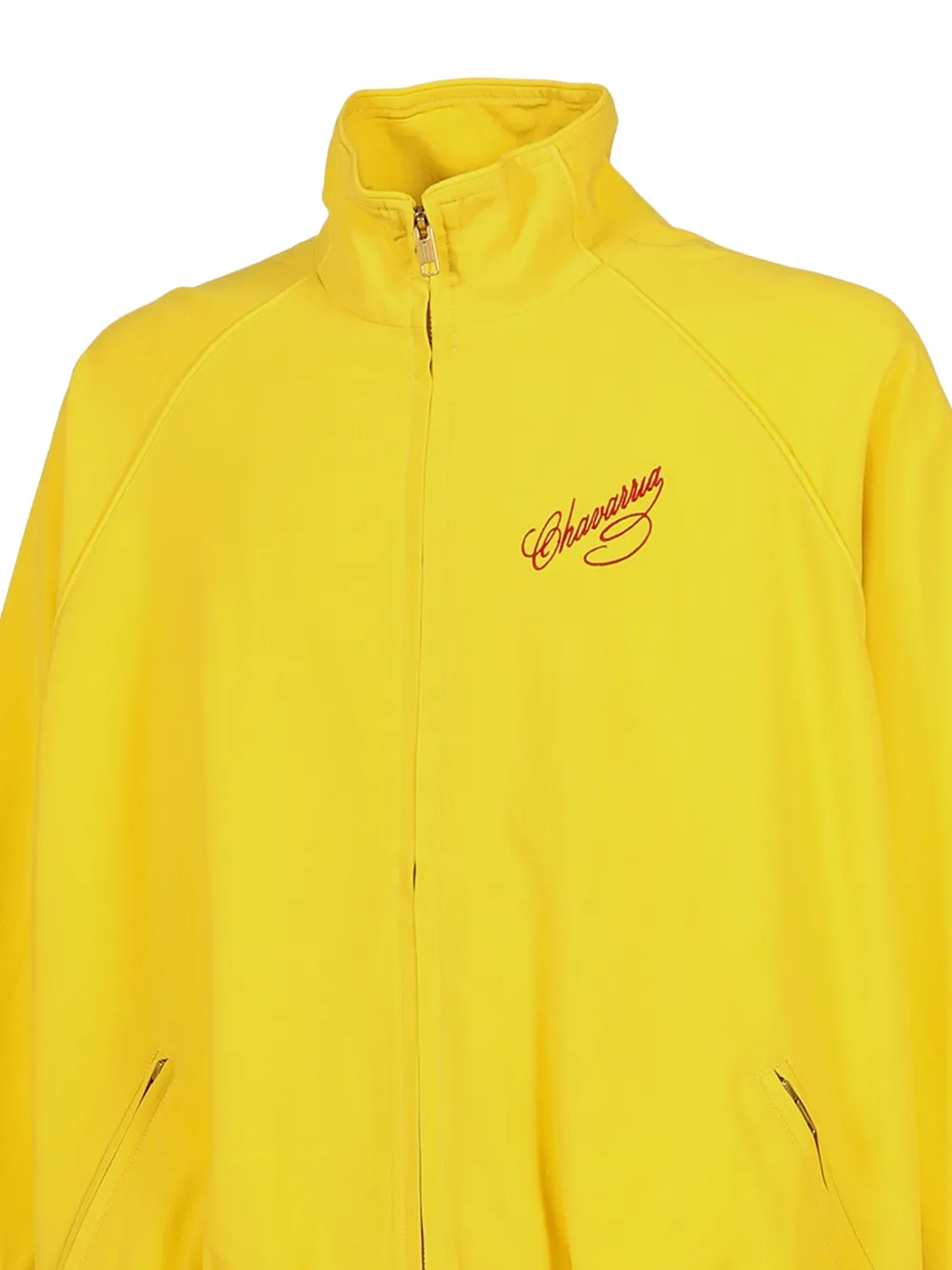 Willy Chavarria Ruff Rider track jacket Geel