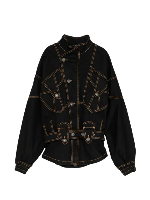 Vaquera contrast-stitch denim jacket