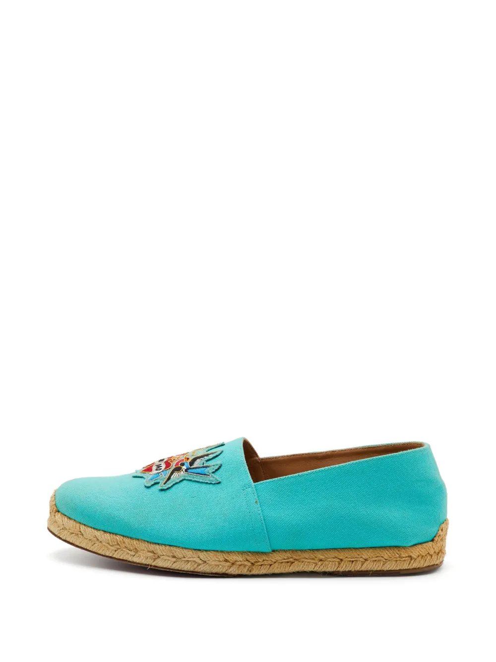 Christian Louboutin Pre-Owned Mom Dad Gala Espadrilles mit Stickerei - Blau