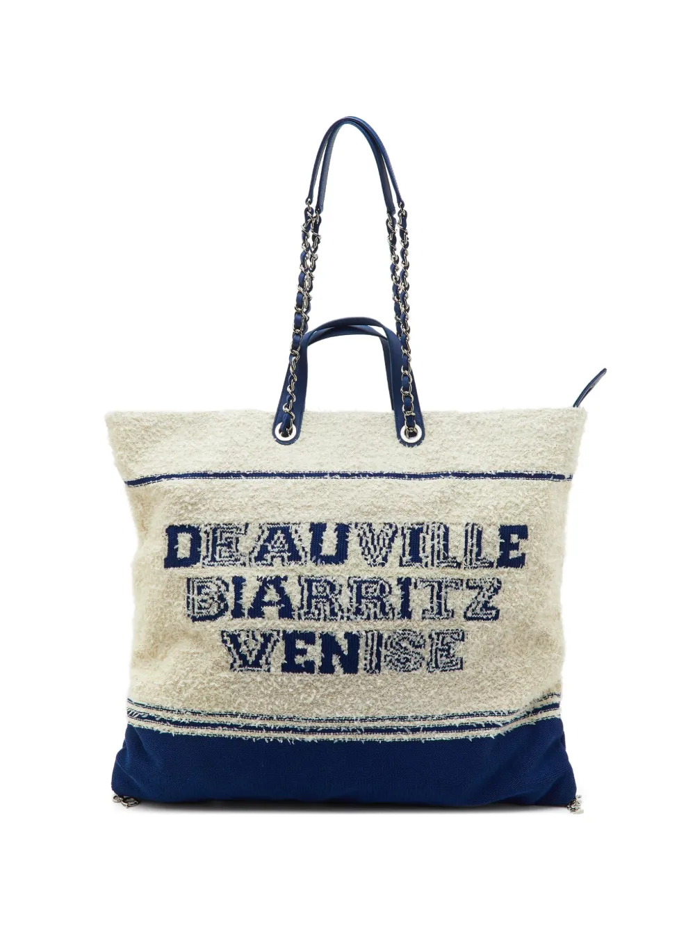 CHANEL Pre-Owned 2019 Deauville Biarritz Venice tote bag - Neutrals