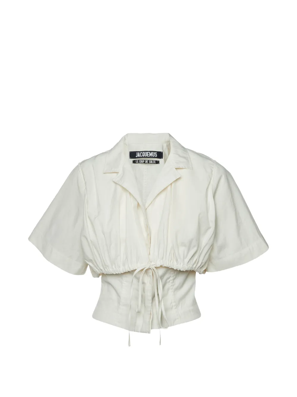Jacquemus Pre-Owned Top Le Haut Mimosa con coulisse - Toni neutri