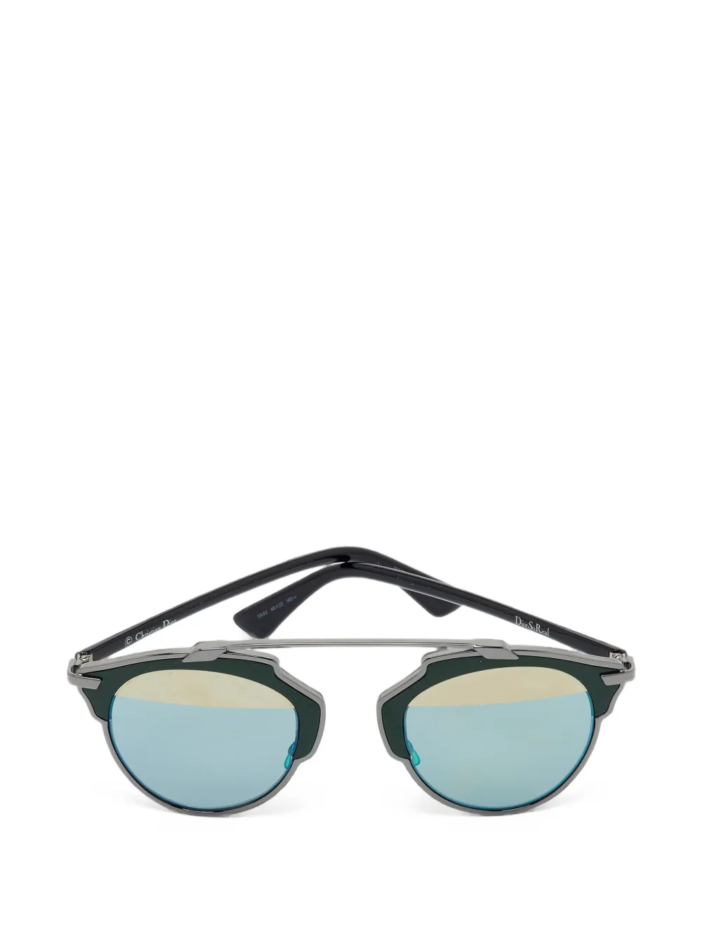 Christian Dior Pre-Owned lunettes de soleil DiorSoReal à monture pilote - Noir Christian Dior Pre-Owned lunettes de soleil DiorSoReal à monture pilote - Noir