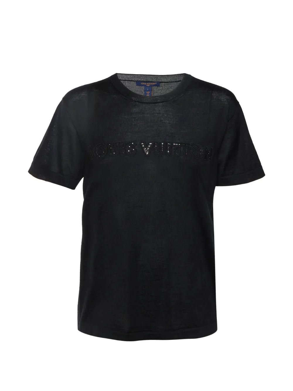 Louis Vuitton Pre-Owned logo-embellished T-shirt - Noir