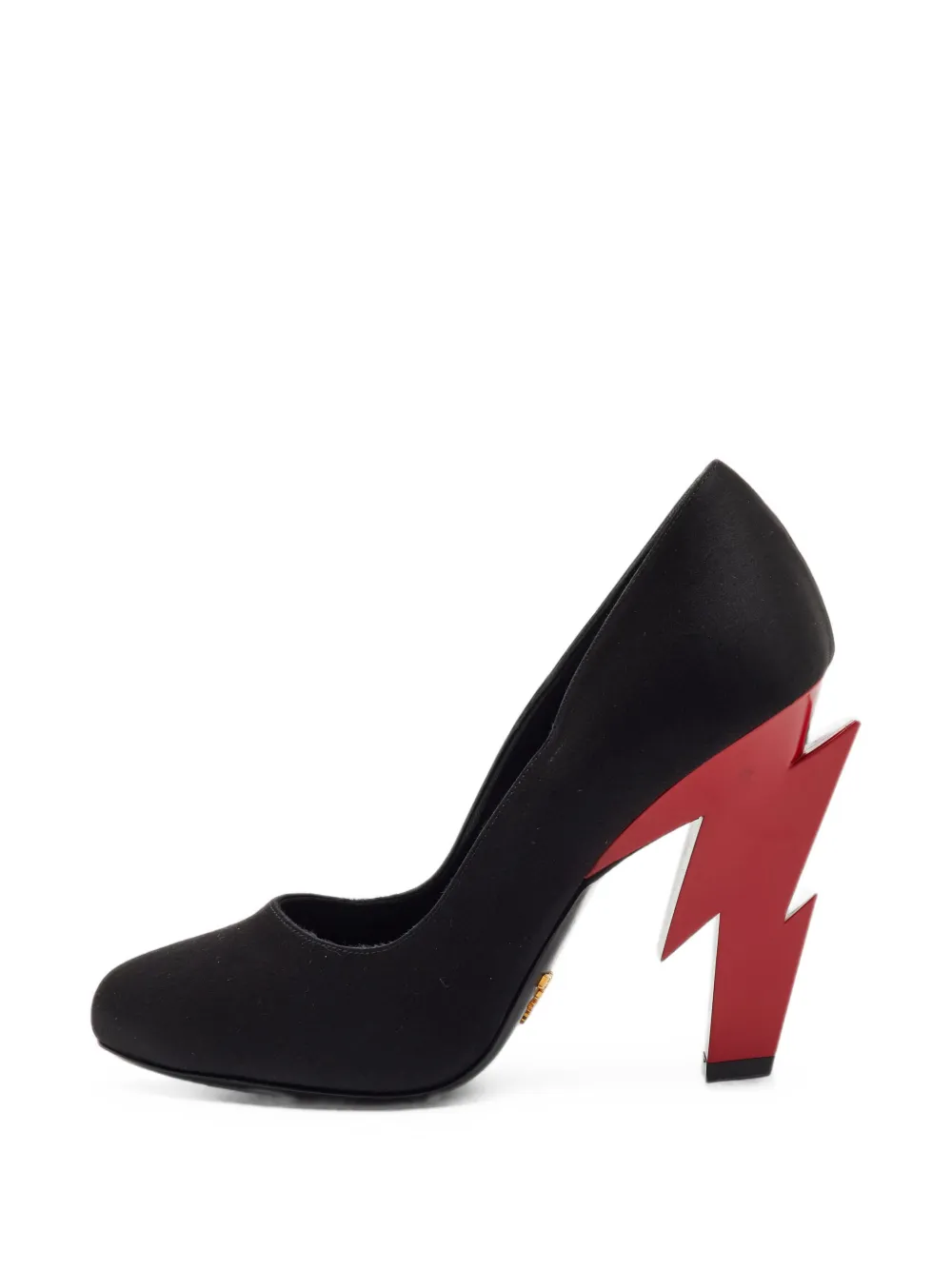 Prada Pre-Owned lightning bolt heel pumps - Noir Prada Pre-Owned lightning bolt heel pumps - Noir